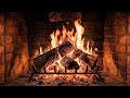 Rustic Fireplace 4K with Crackling Logs in Cozy Ambience for Calm Sleep and Cozy Relaxation