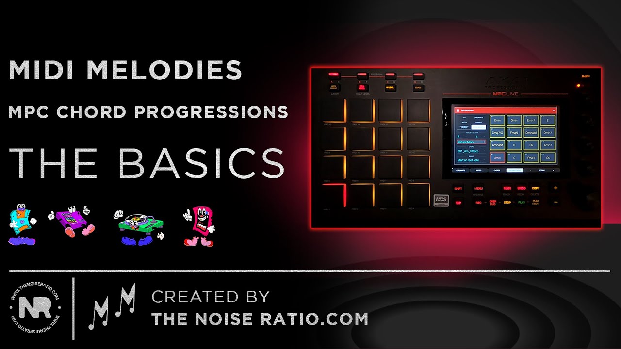 Midi Melodies - MPC Live Progressions Tutorial - "The Basics" - YouTube