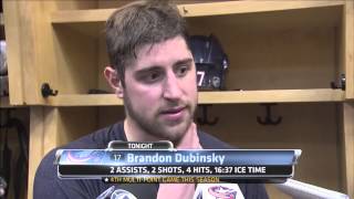 Post-Game Interview (2/6/15): Brandon Dubinsky