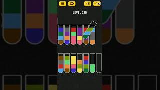How to solve Water Sort Puzzle level 229