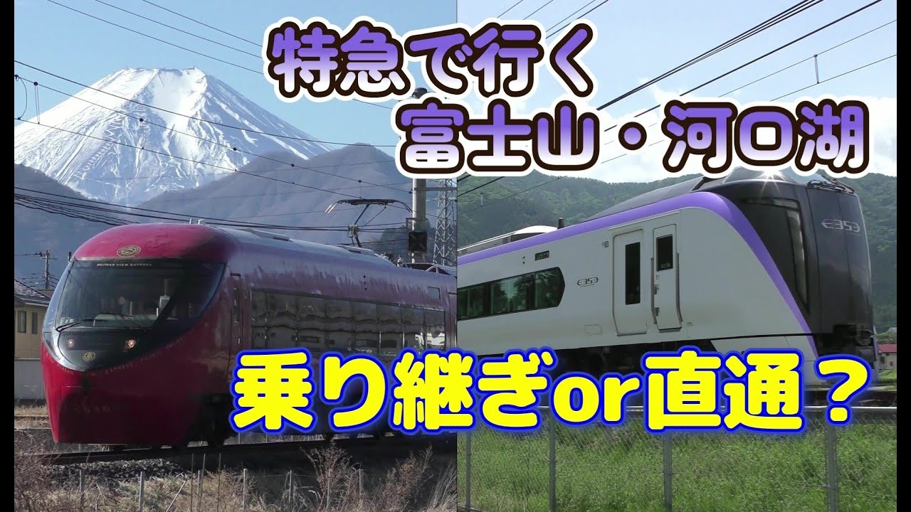 E257系5500番台　富士回遊 愛称表示あり】特急「富士回遊」臨時便の車両がE257系5500番台に