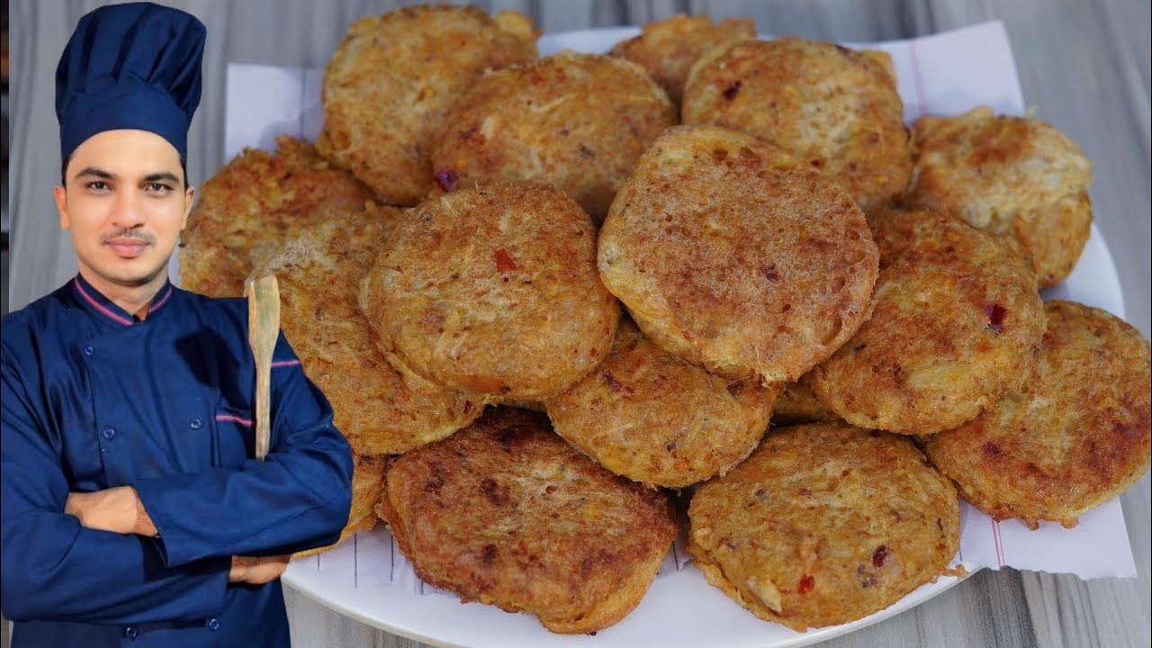 Potato Chicken Kabab Recipe By Chef M Afzal|