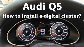How to Install Audi Q5 12.3 Digital Instrument Cluster Upgrade | Full DIY Guide