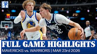 Mavericks Highlights vs. Golden State Warriors | March 23, 2026