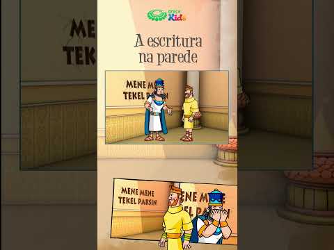 A escritura na parede #shorts