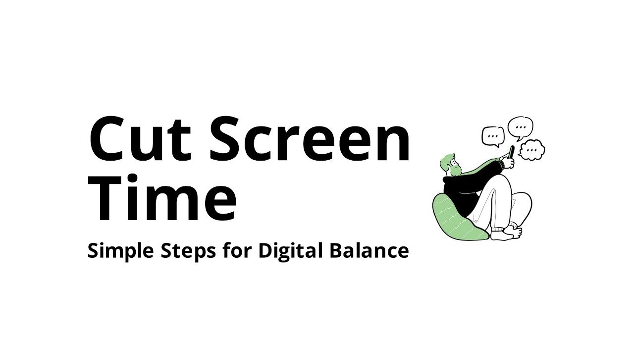 How to reduce screen time - YouTube