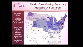 Christina Bethell, PhD: Legislative Briefing on California Children with Special Health Care Needs