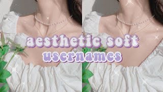 aesthetic soft usernames (usernames 2022) 🍥🍡 screenshot 4