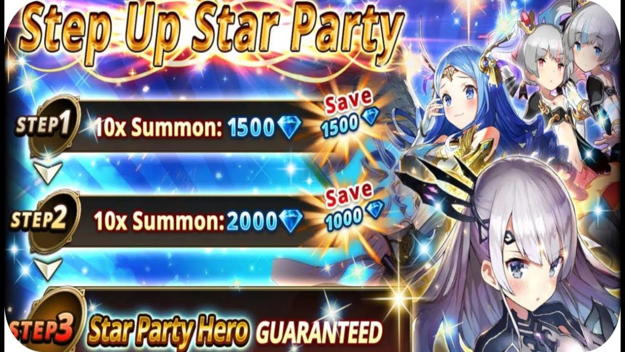 SUPER LUCKY Star Party Summons Valkyrie Connect YouTube