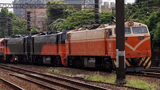 20210819 台鐵 7502次 貨物列車 長編 新鳴日號車頭 鶯歌進站