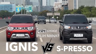 S-PRESSO VS IGNIS! PILIH CITY CAR SUZUKI YANG MANA YA? SIAP HAJAR AGYA, AYLA, DAN BRIO!