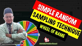 Random sampling technique by using 'Wheel of Name' free software screenshot 1