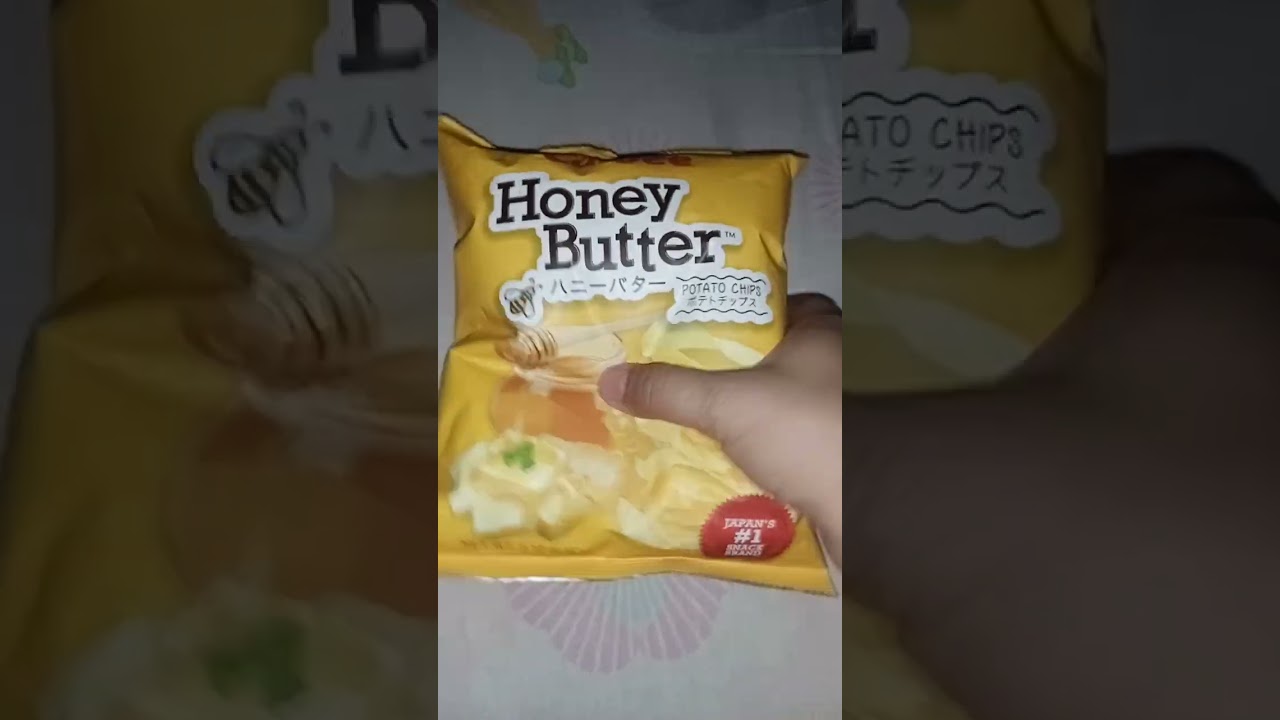 Calbee honey butter potato chips 🍯🍯🍯 