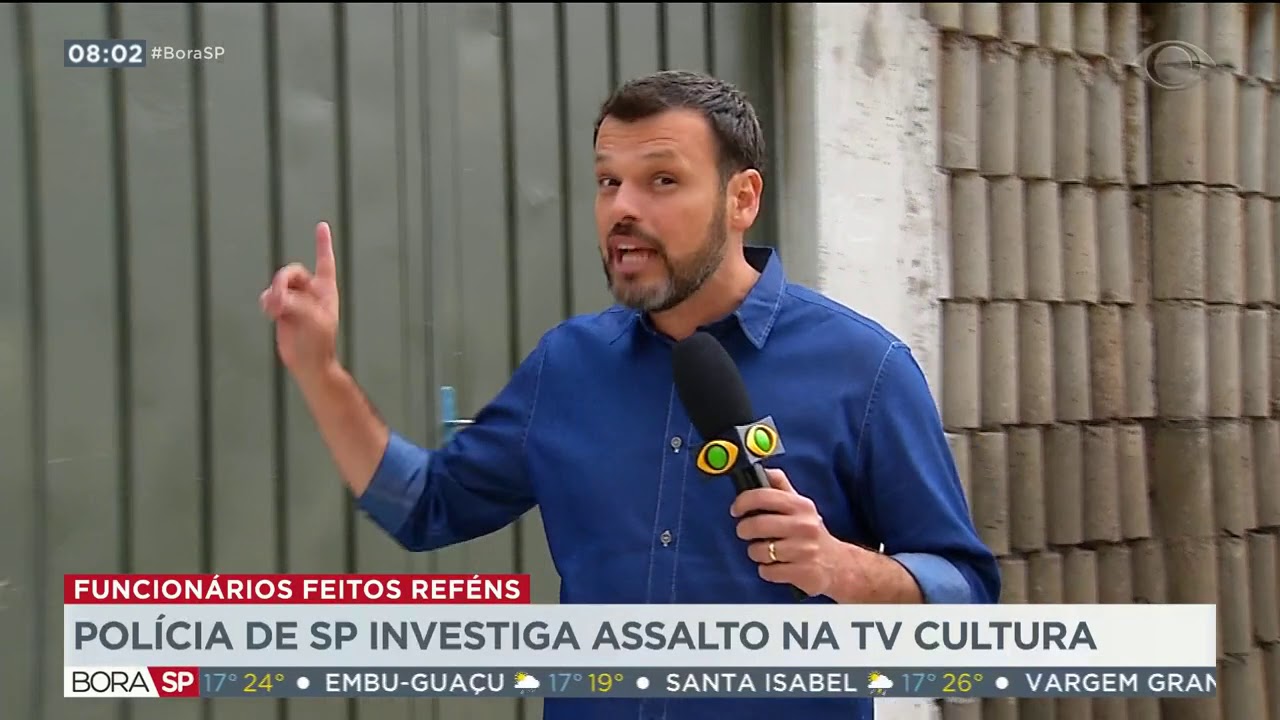 Polícia de SP investiga assalto na TV Cultura cafe com jornal acabou