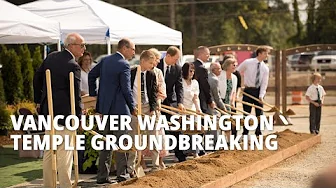 Vancouver Washington Temple Groundbreaking