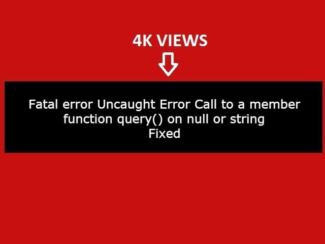Call to a member function on null