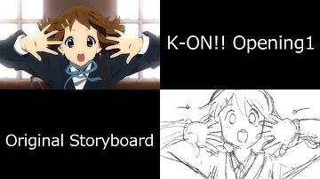 K-on!! Opening 1『 GO! GO! MANIAC 』Storyboard Comparison