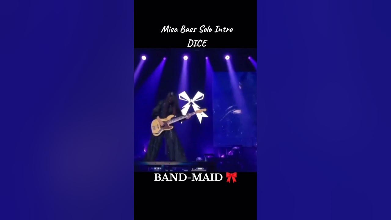 Band-maid / "Dice" Misa Solo Intro Live at Yokohama Arena #bandmaid #japanrock #jrock #misa