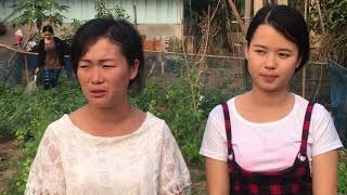 Beautiful Hmong Girl Ua Teb Zaub Nyob Hauv Vientiane