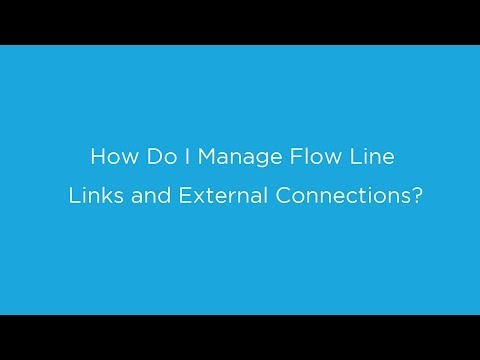 TIBCO CLOUD™ Nimbus® - How Do I Manage Flow Line Links and External Connections?