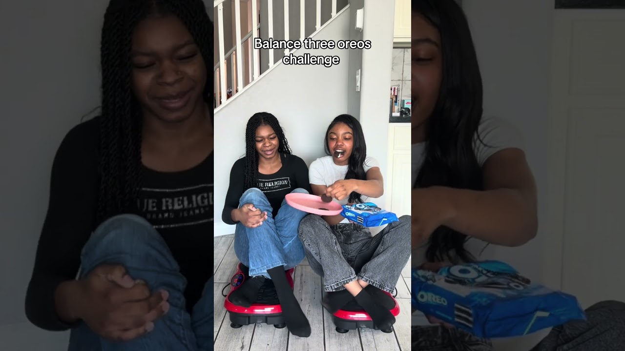 BALANCE THE OREOS CHALLENGE #shorts