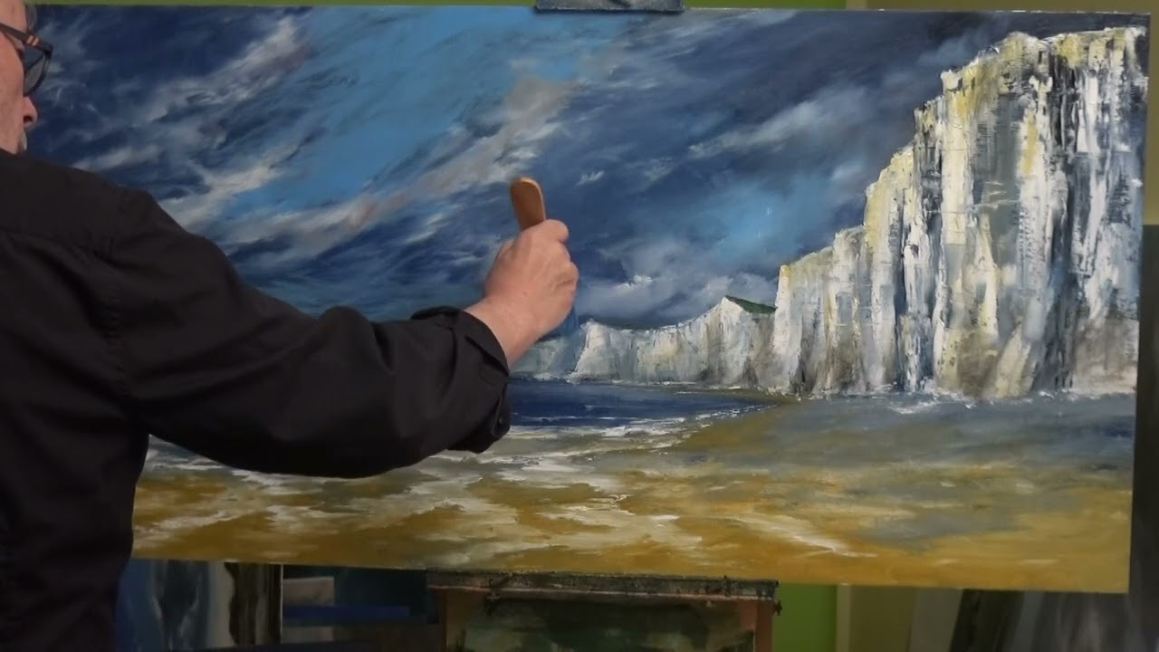 A Day At The Beach Part 2 Oil Painting With Stuart Davies YouTube