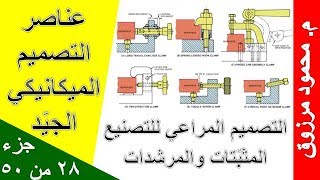 م محمود مرزوق | عناصر التصميم الميكانيكي الجيّد | جزء 28 من 50 | مراعاة تصنيع | المثبّتات والمرشدات