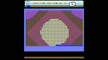 Commodore 64 PETSCII Art — Colorful Circles & Squares in BASIC!
