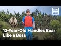 12yearold hiker encounters bear handles it like a boss  nowthis