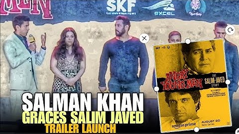 Angry Young Men - Official Trailer | Salim - Javed | Salman Khan, Farhan Akhtar, #angryyoungman