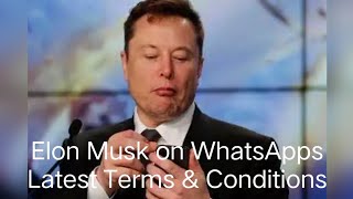 Elon Musk | WhatsApps is forcing users to share personal data with Facebook Says Elon Musk
