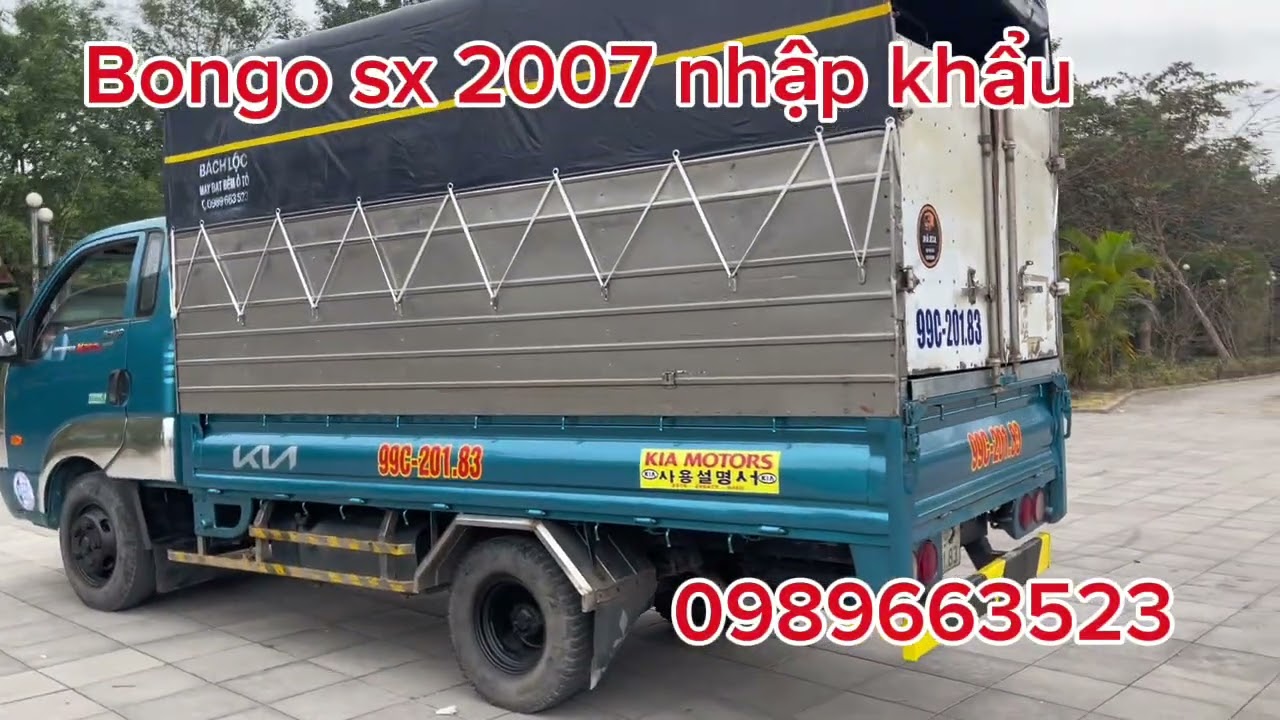 Kia bongo sx 2007 nhập khẩu giá chỉ hơn 100tr xíu lh 0989663523 #xe #oto #xetai #kia #xedep #xeotocu