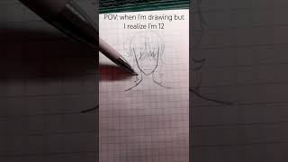 I’m 12 but I don’t have art class •́︿•̀ #dibujos