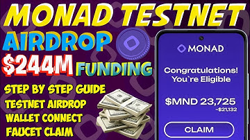 Monad Testnet Airdrop 2025 Essay & Step by Step Guide|| Monad Faucet Claim Metamask||$244M Airdrop