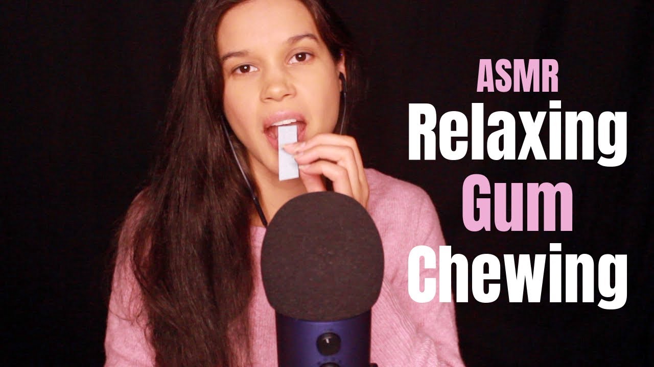 Gum Chewing ASMR ~ Insanely Relaxing | Hand Movements, Face Brushing, Mirrored Touch (No Talking)