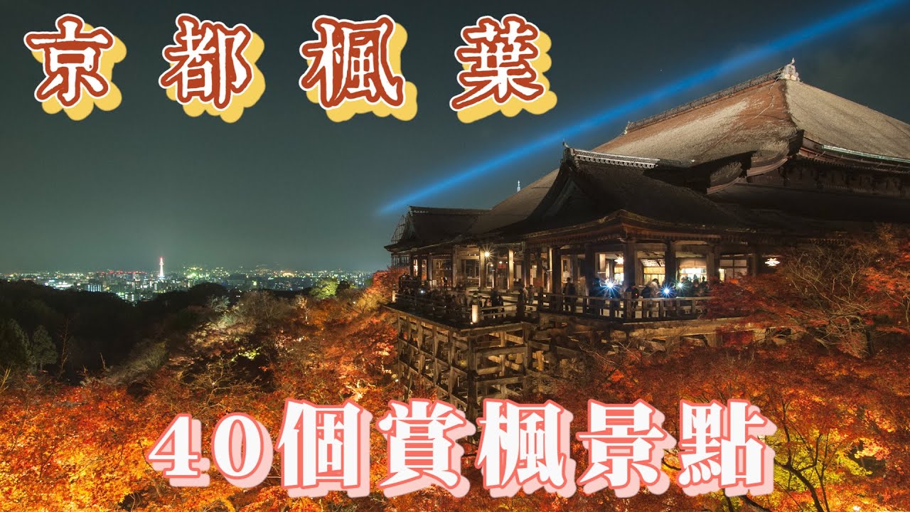Kyoto Japan 京都の紅葉 I 京都40個賞楓景點 I The 40 Autumn Leaves Spots In Kyoto I 京都の美しい紅葉