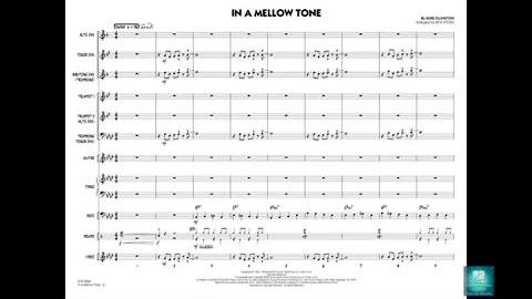 In a Mellow Tone by Duke Ellington/arr. Rick Stitzel