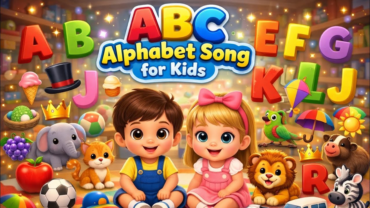 ABC Alphabet Song for Kids | A to Z Learning with Cute Toddlers 🌈