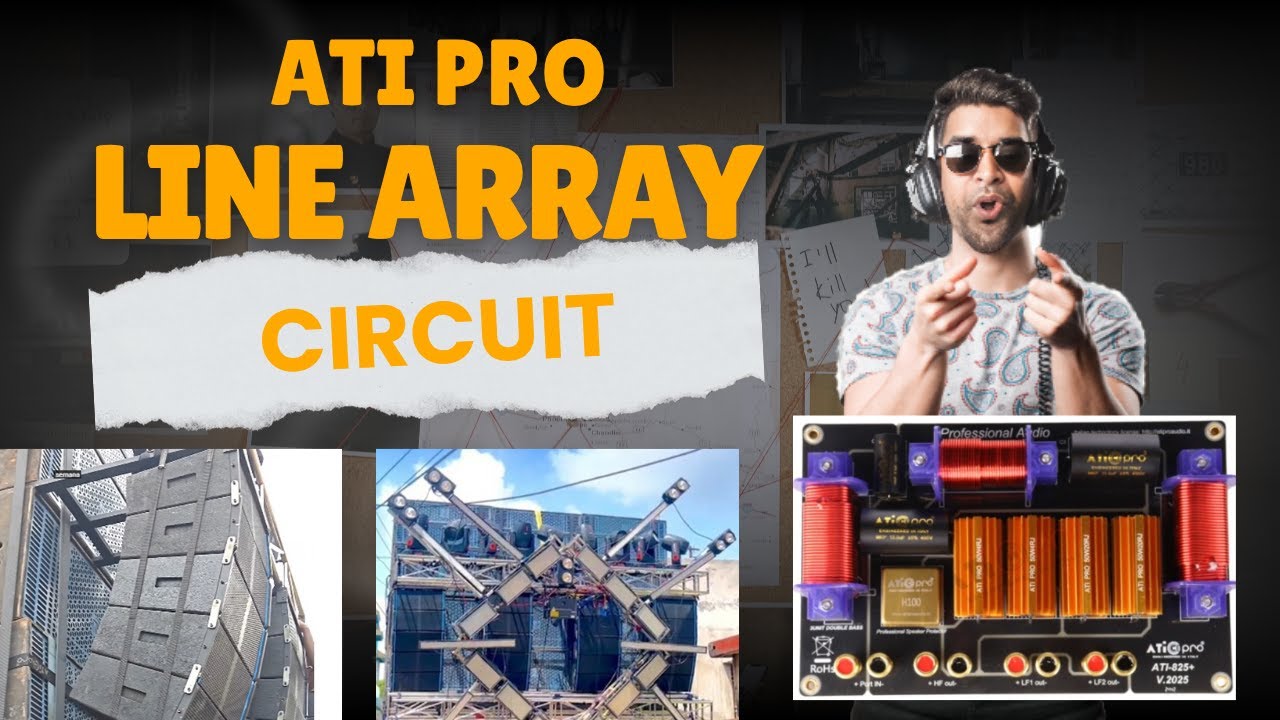 Ati Pro Custom Line array Circuit ATI 825+ 3 Way network Plate # ...