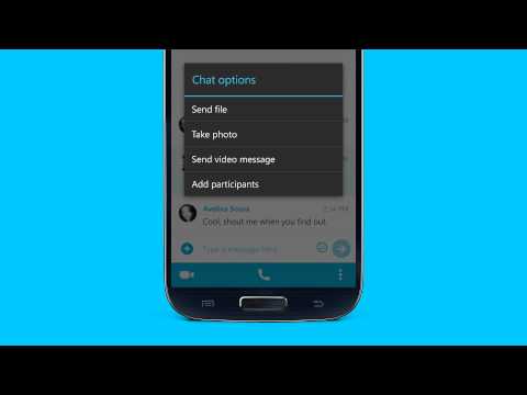 Video: Wie sende ich ein Video über Skype Mobile?