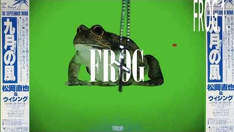 Dope visual with a frog