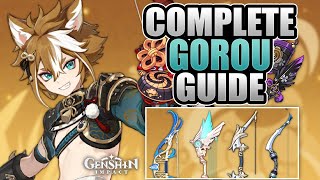 GOROU - COMPLETE GUIDE - 4★/5★ Weapons, Combos, Artifacts, Teams | Genshin Impact