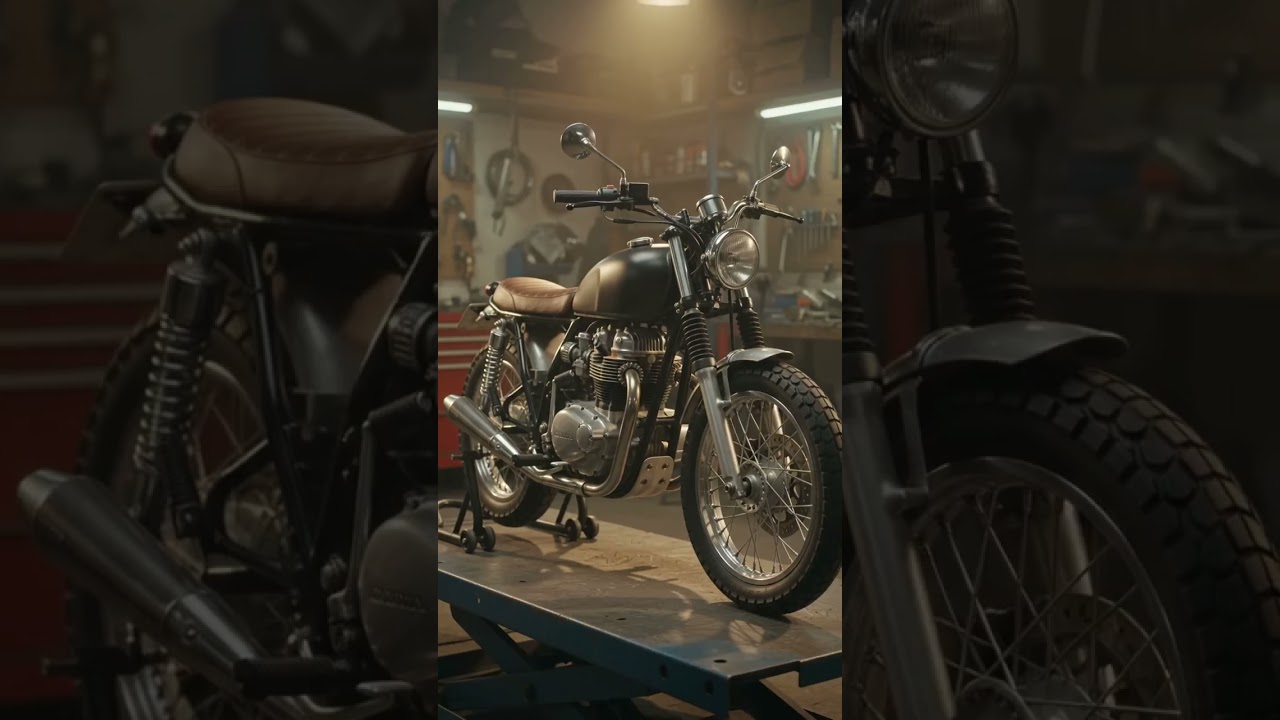 This Scrambler Motorcycle Rides Again 🏍️✨#motorcycle #restoration #shorts
