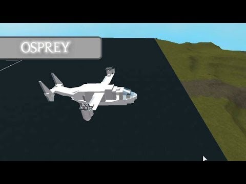 Roblox Plane Crazy Osprey Introduction Youtube - roblox plane crazy simple helicopter tutorial motors broken