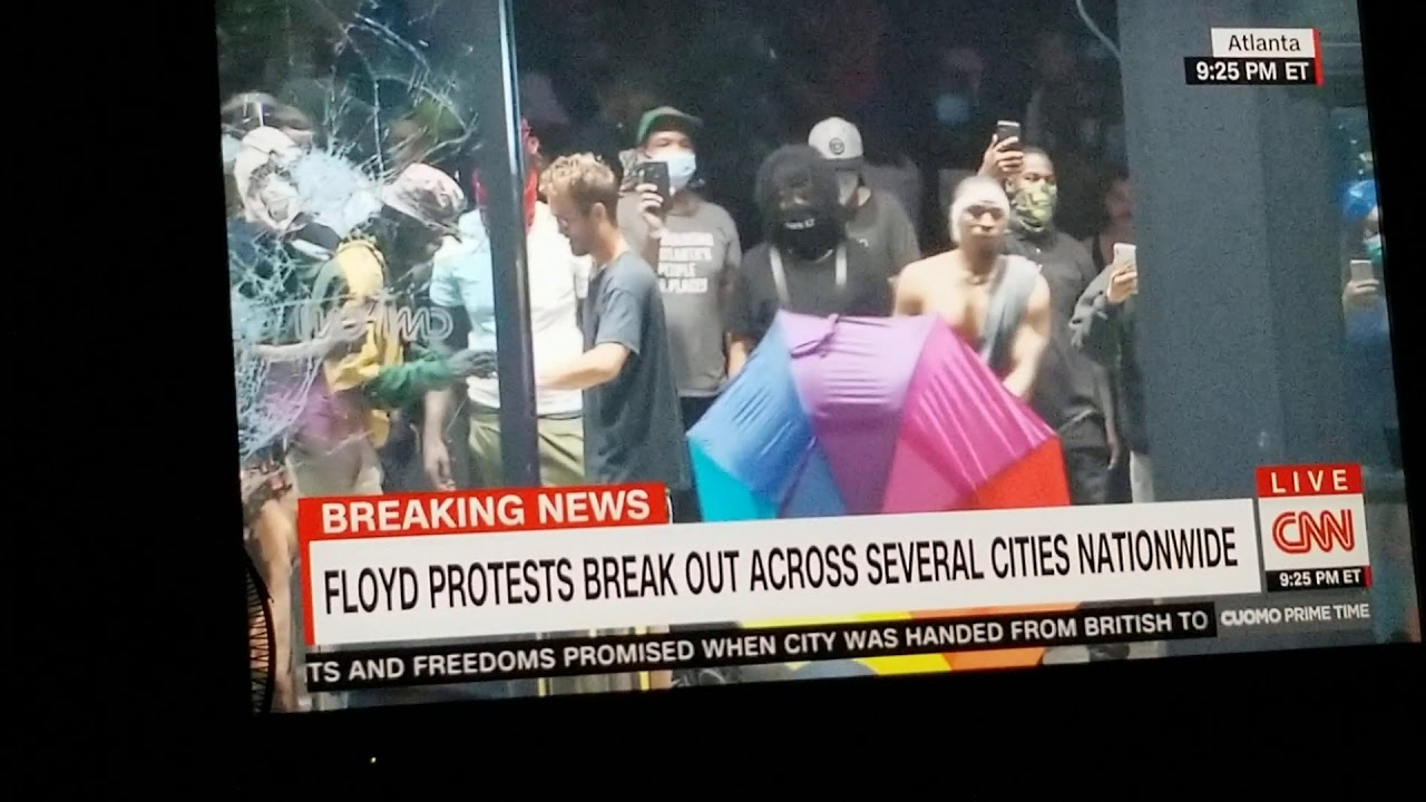 George Floyd Protest in Atlanta CNN - YouTube