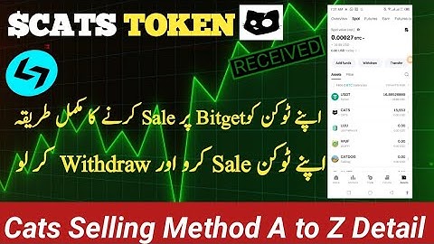 Cats Airdrop | How to Sell Cats Tokens on Bitget | Cats Airdrop Update | Cats Withdrawal