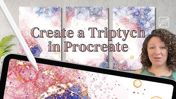 How to Create a Triptych in Procreate: Complete Tutorial | Digital Alcohol Ink Artwork