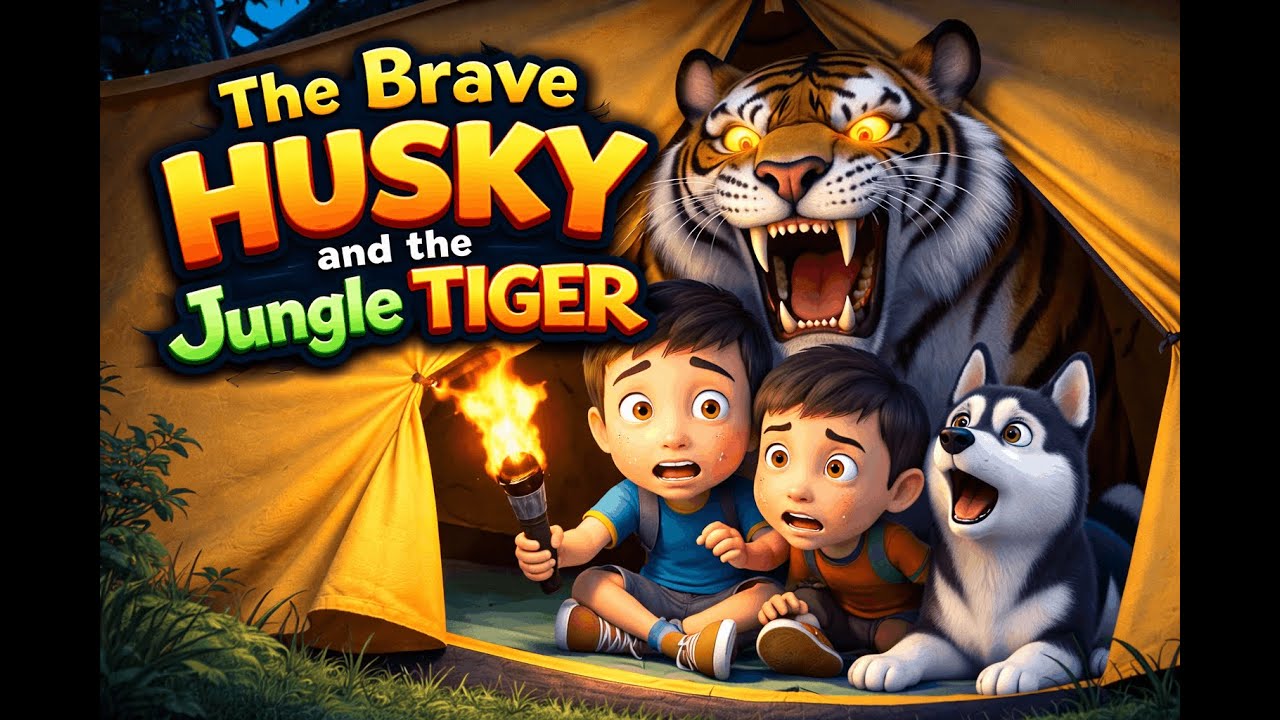 The Brave Husky and the Jungle Tiger - YouTube
