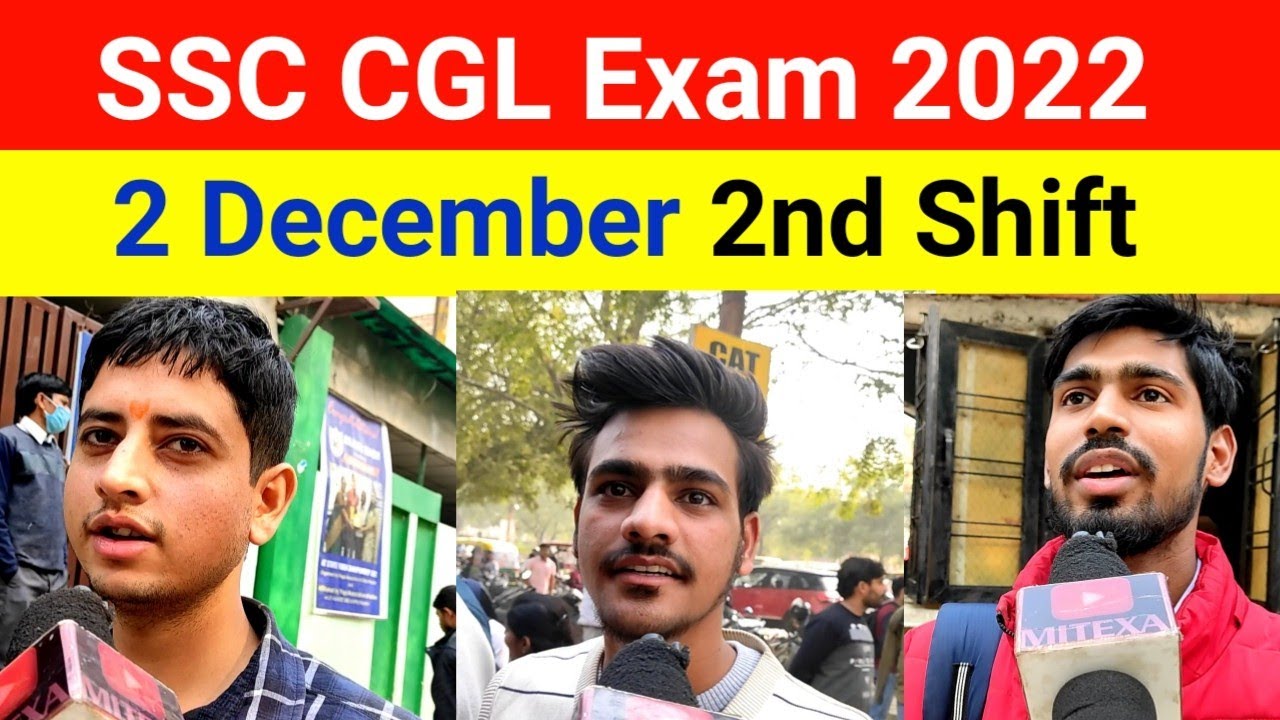 SSC CGL 2 Dec 2nd shift Exam Review | SSC CGL EXAM Analysis - YouTube