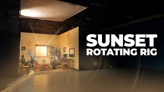 We Built a Rotating Sunset Light Rig in Our Studio!